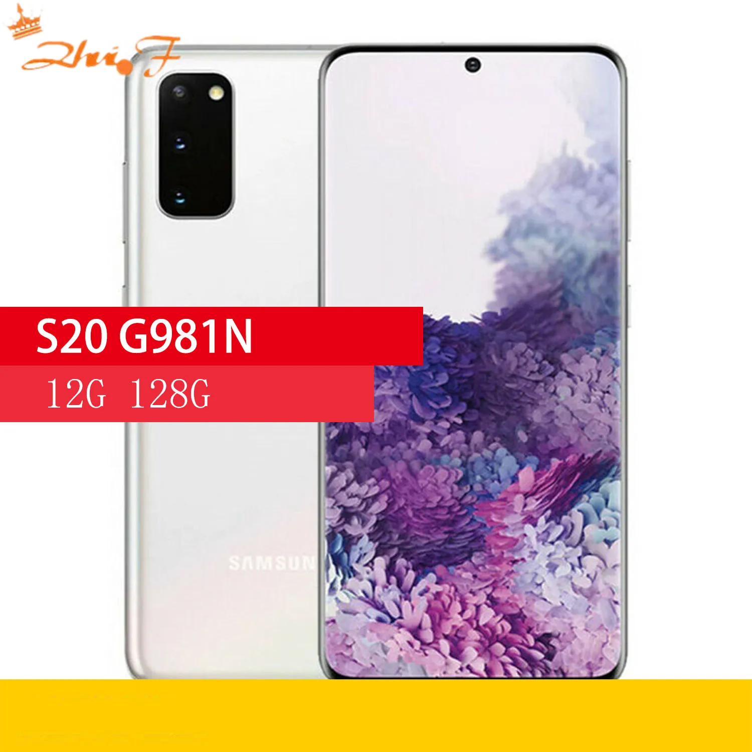 Ceny Samsung Galaxy S20 G981N 128GB 12GB Odblokowany Oryginalny Telefon Komórkowy Octa Core 6.2