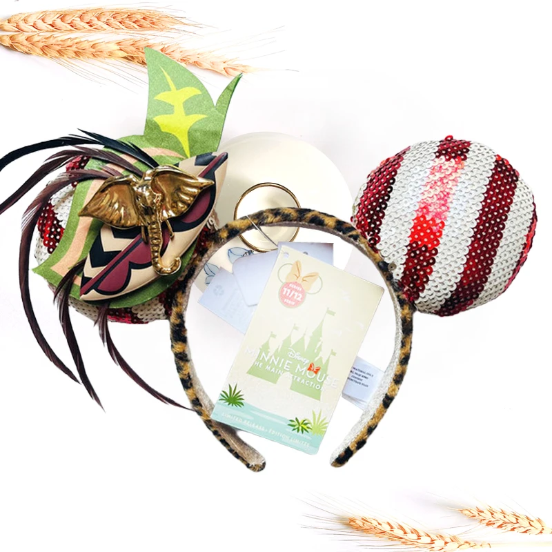 Повязка на голову Disney ухо Микки Мауса Шанхай land повязка для волос Косплей