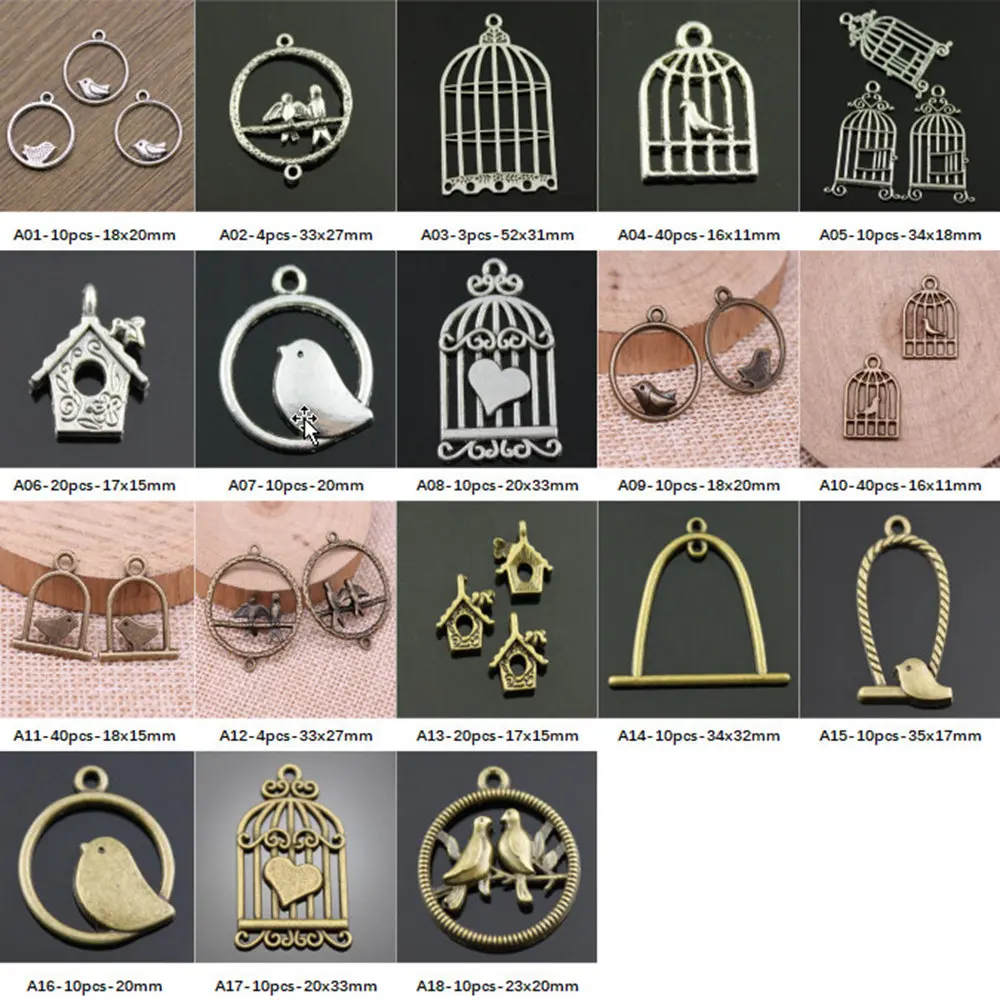 

New Arrival Birdcage Charms For Jewelry Making Gifts For Women