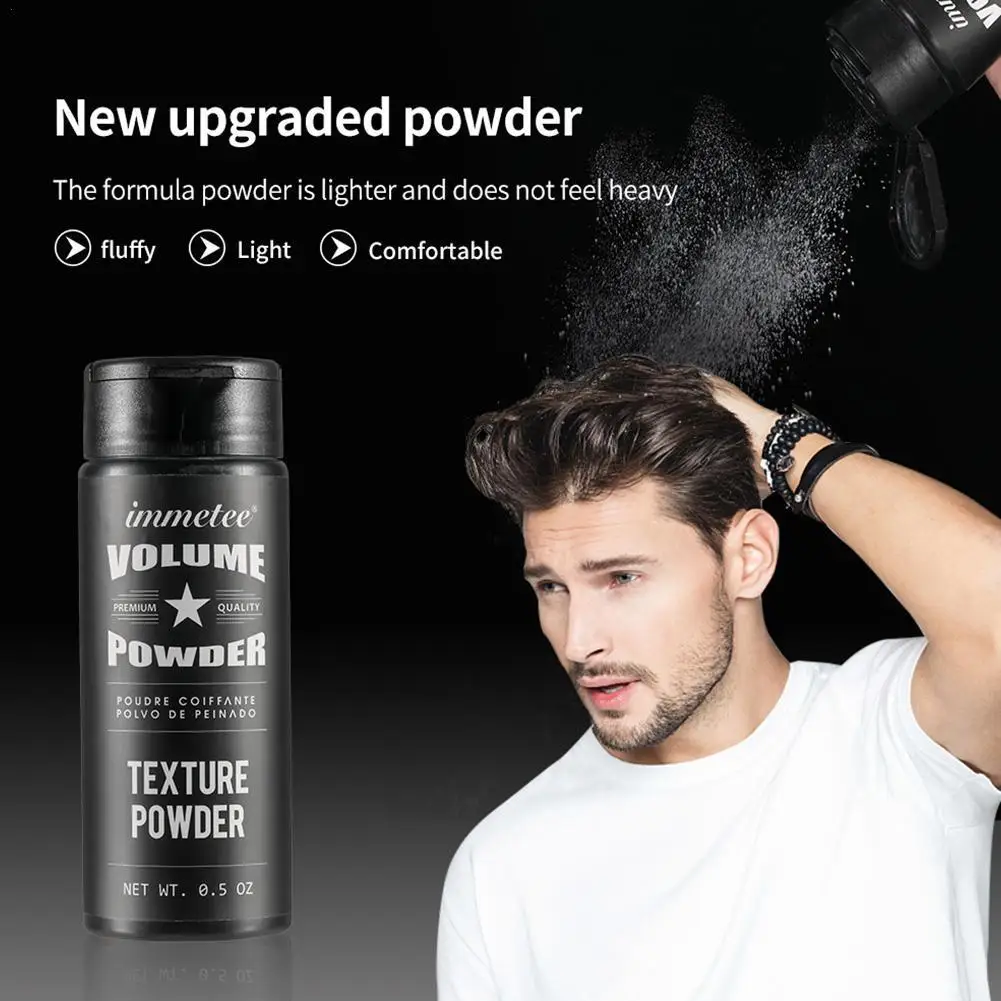 

Hair Volume Powder Safe Ingredients Hair Styling Powder Black Fashion Fluffy Effective Modeling Refreshing Powder for Men