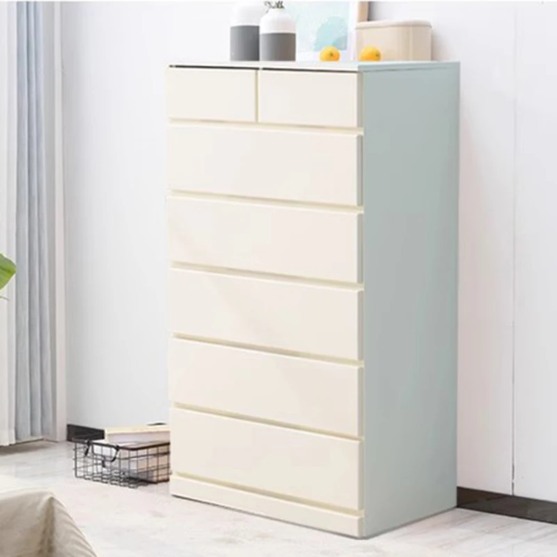 Шкаф для спальни кремового цвета элегантные ящики деревянный современный шкаф