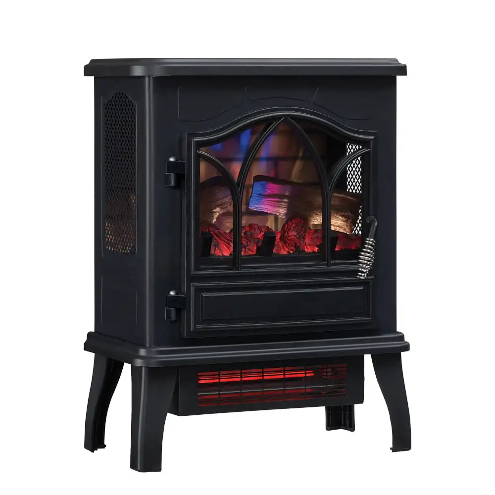 

Duraflame® 3D Infrared Quartz Electric Fireplace Stove Heater, Black