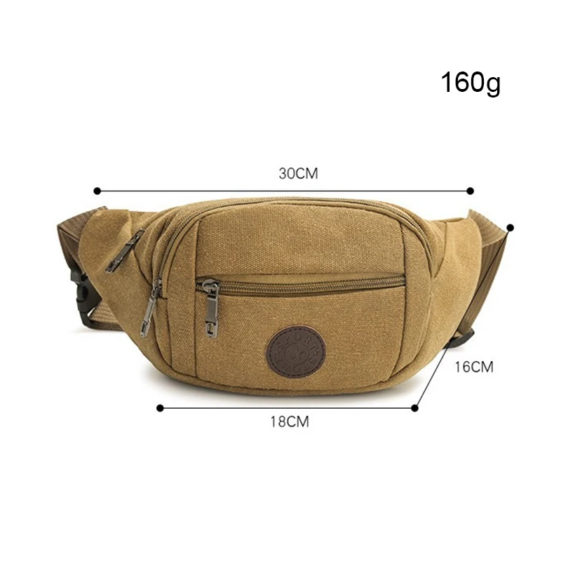 Custom Outdoors Travel Hip Bag Fanny Bag Tactical Fanny Pack Sports Cross Body Waist Chest Canvas Sling Bag For Men