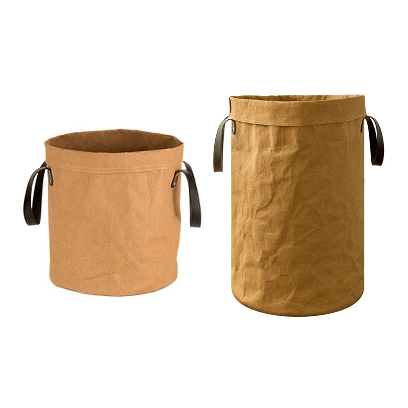 

Upright Useful Comfortable Touch Laundry Hamper Bag Saving Space Laundry Basket With Handle For Bathroom