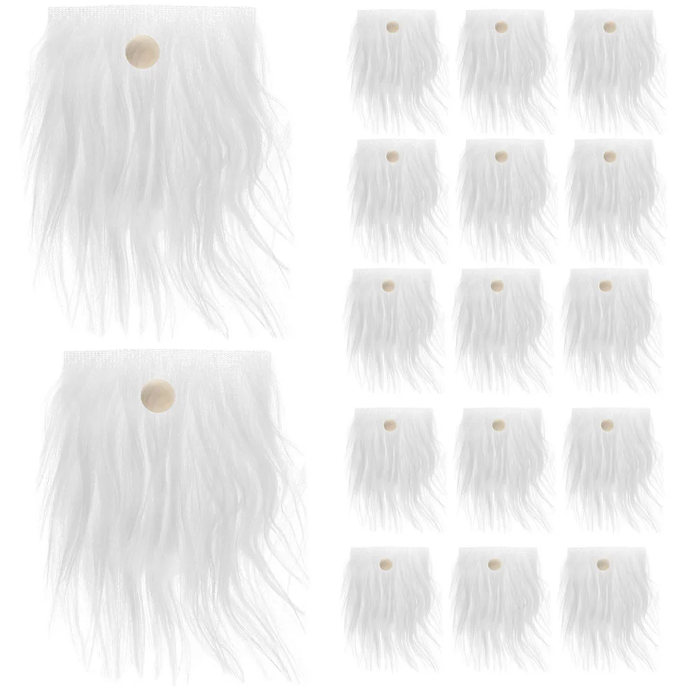 

24 комплекта карликовая борода искусственный мех для рукоделия искусственные бороды материалы для рукоделия рождественские бусины искусственная рукоделие