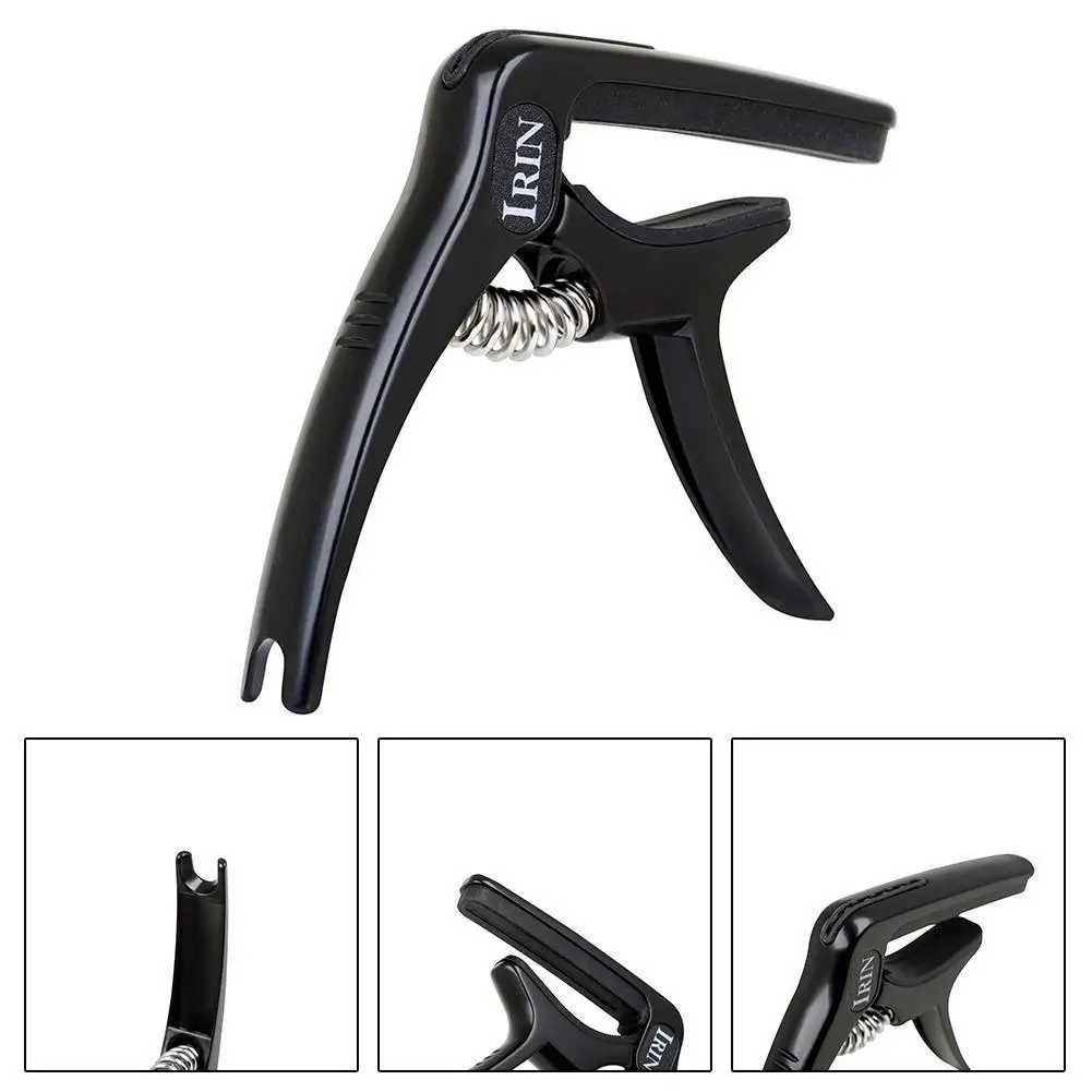 

Пластиковый гитарный каподастр для 6 струн, Акустическая классическая электрическая гитара, бас-зажим, аксессуары для музыкальных инструме...