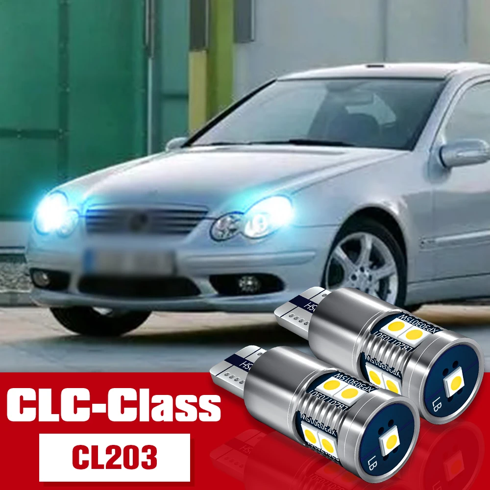 

2pcs Parking Light Accessories LED Bulb Clearance Lamp For Mercedes Benz CLC Class CL203 2008 2009 2010 2011