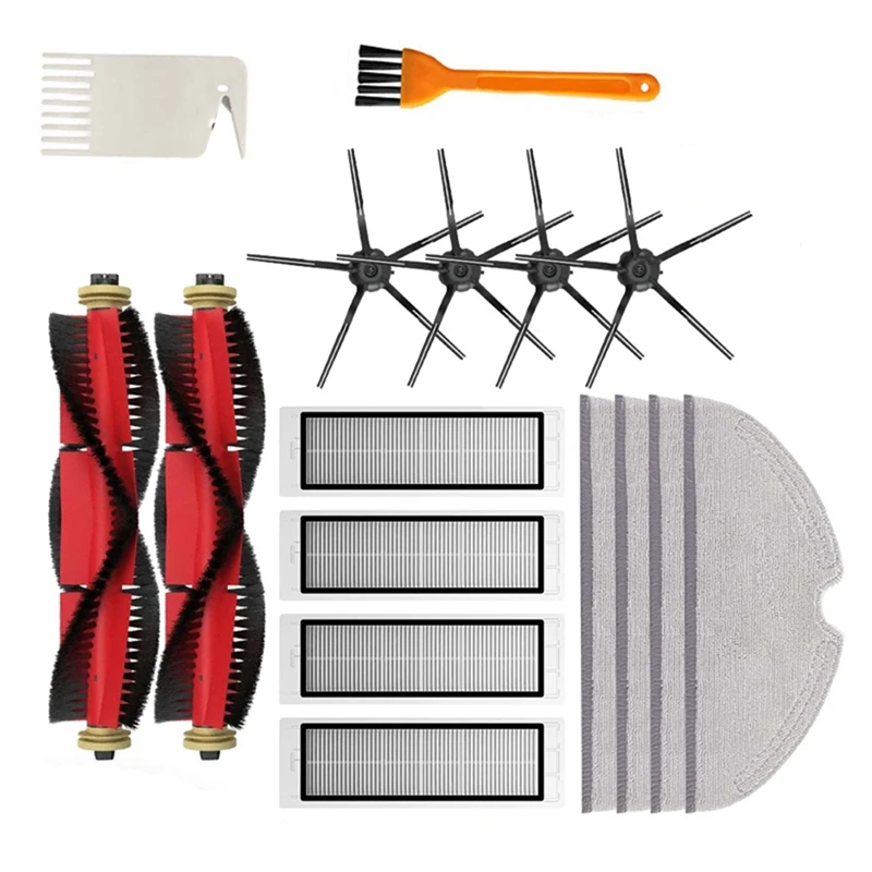 

1Set For Xiaomi Roborock S5 S502-00 S502-02 S5 Max S6 S6 Maxv S6 Pure E4 E5 Main Side Brush Filter Replacement Parts Accessories