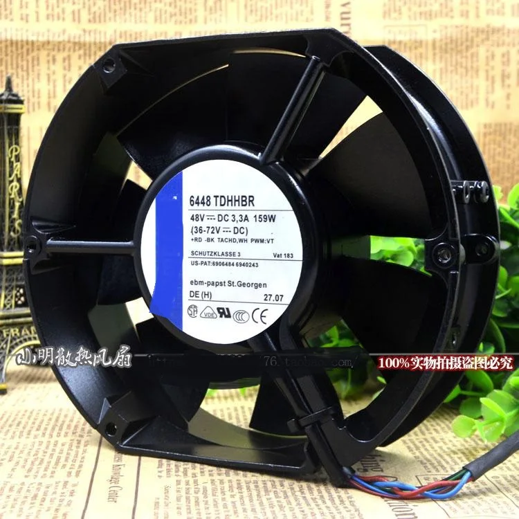 

Brand new original 6448TDHHBR 48V 159W 17.2*15*5.1cm violent fan