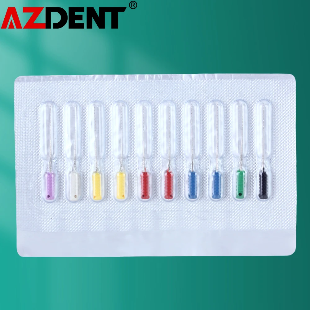

5Packs 25mm Barbed Broaches Dental Stainless Steel Root Canal Cleaning Files