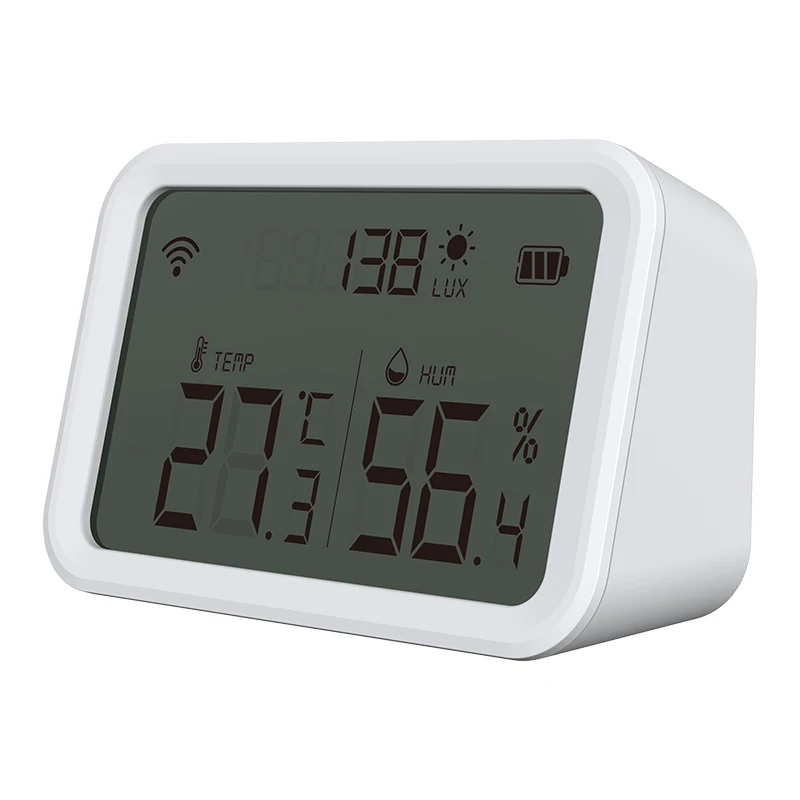 

Real-time Detection Temperature And Humidity Sensor Battery Display Tuya Smart Home Thermometer Detector Hygrometer Smart Zigbee