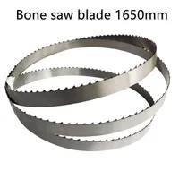 3Pcs Bone Sawing Machine Saw Blade 1650 Saw Blade QG-250 Frozen Meat Cutting Machine 1650*16*0.5mm Bone Cutting Saw Blade