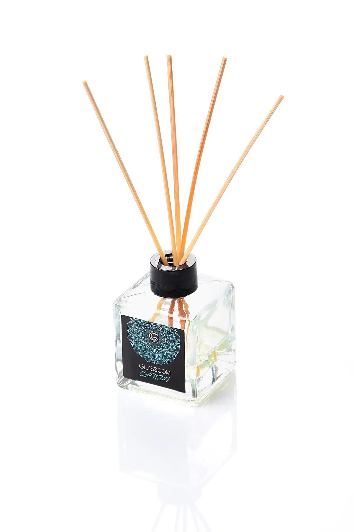 

Blue Bamboo Striped Glass Flask Candy Fragrance 100 ml