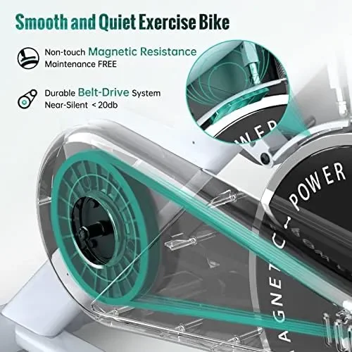 

Bike Stationary Bike Indoor Cycling Bike Ultra-Silent Stationary Bikes for Home Exercise Bikes for Home Indoor Bike with LCD Mo