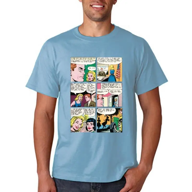 

Title: Clueless Comic Strip White T-Shirt men t shirt