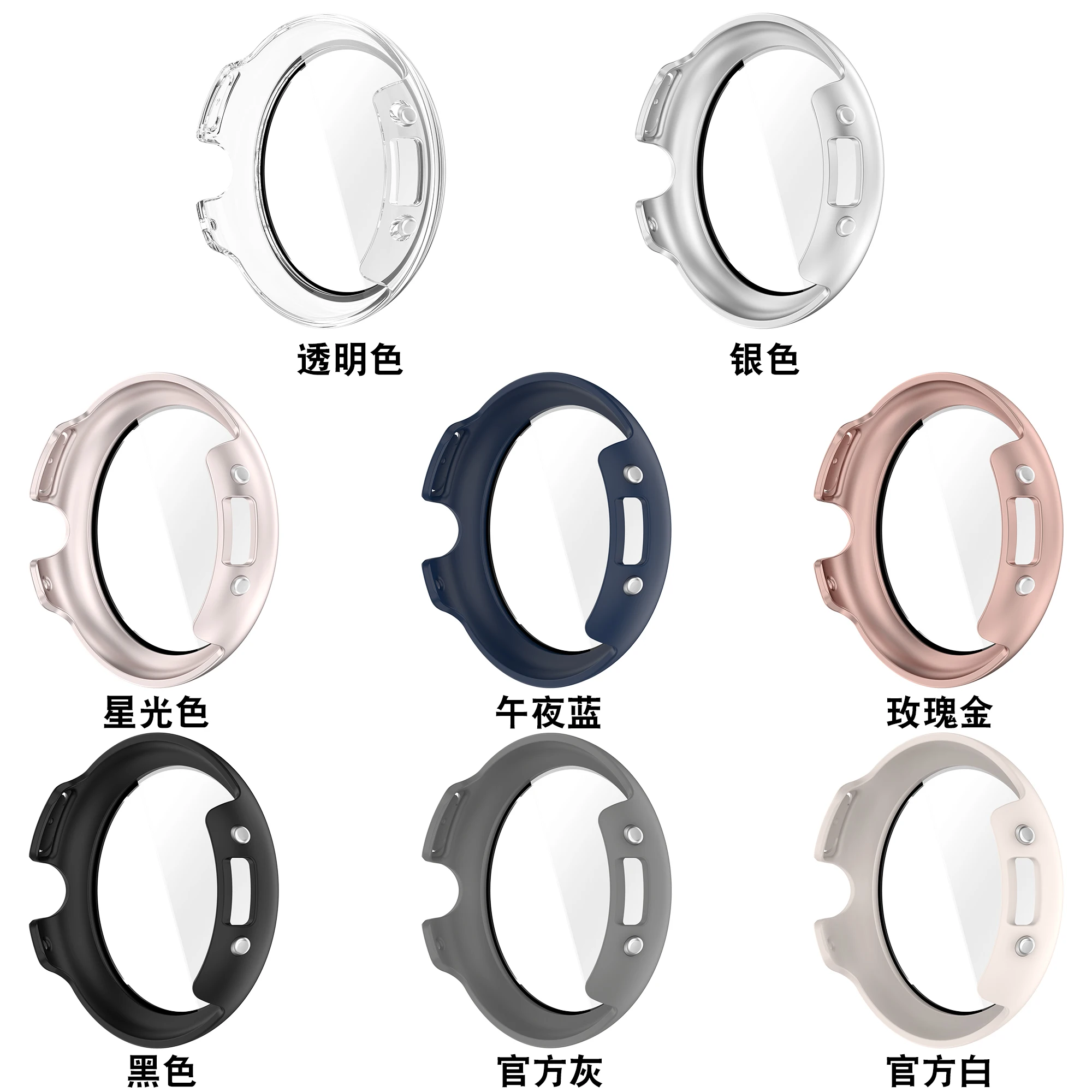 Фото Чехол для часов Google Pixel Watch 4, чехол из закаленного стекла для Google Pixel Watch4, чехол 41 мм, 45 мм, защитный чехол для часов №3