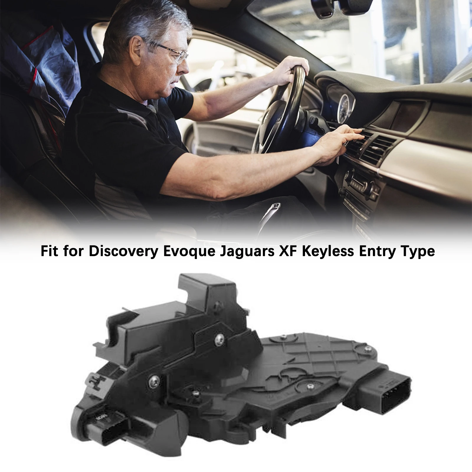 

Front Left Door Lock Actuator Fit For Discovery Evoque Jaguar XF Keyless Entry Type LR014101