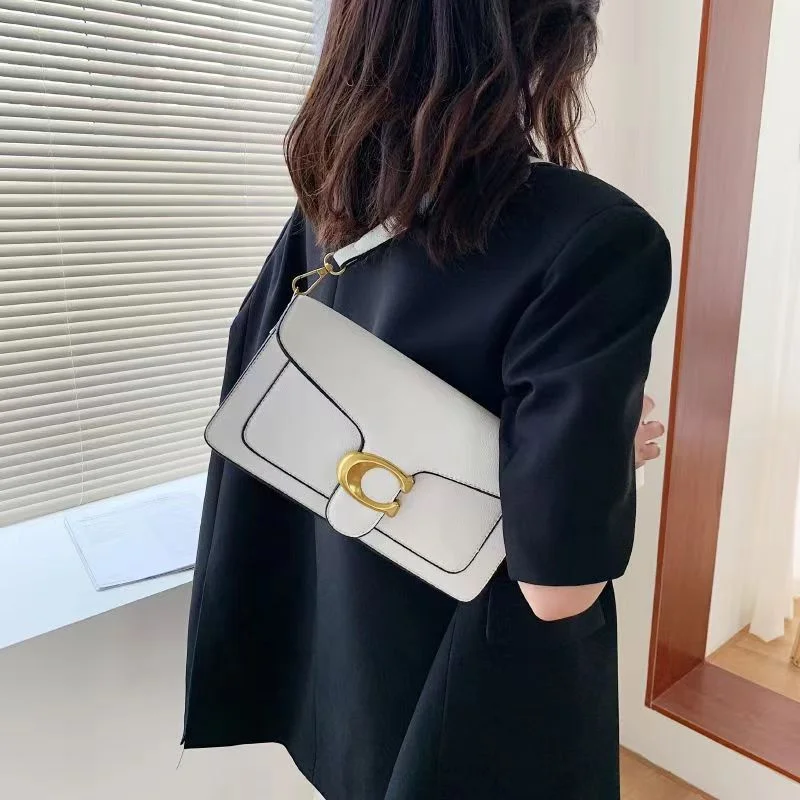 Fashion Designer Shoulder Bags For Women Casual Crossbody Bags For Women Pu Leather Solid Color Simple Handbags Women'S Bag