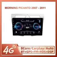 jiulunet for kia morning picanto 2007 2011 car radio ai voice carplay multimedia video player navigation gps 2din android