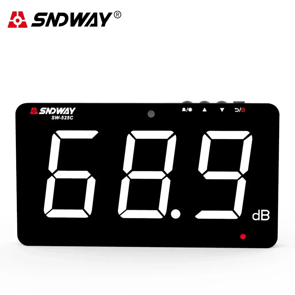 ZHOUCE настенный измеритель уровня звука 30-130 дБ измерительный прибор тестер