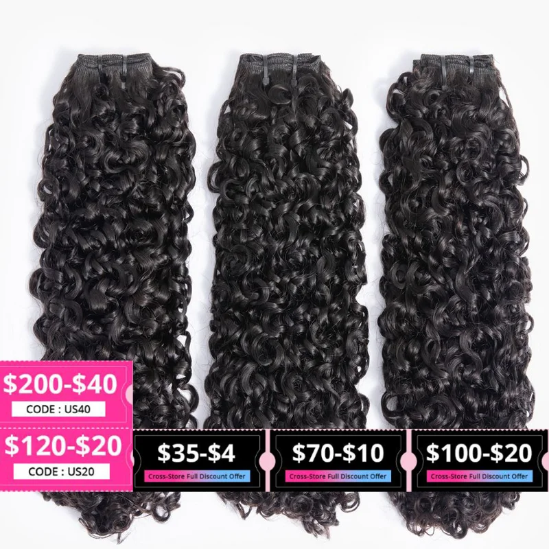 10A Small Spirals Curly Bundles Brazilian Unprocessed Kinky Curly Human Hair Pixie Curls Weave Only Virgin Hair Extension 3B 3C