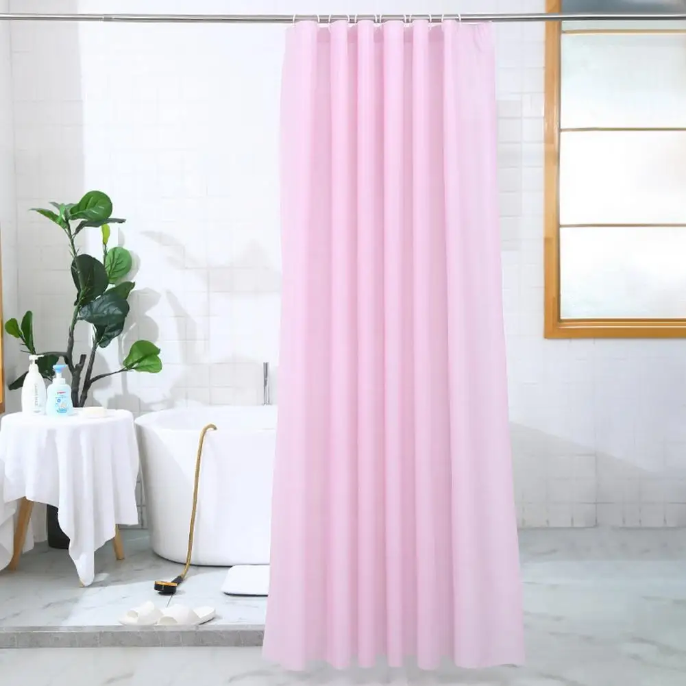 

Bath Curtain Multipurpose Solid Color Minimalist Modern Bathtub Curtain Thickened Shower Partition Curtain for Bathroom