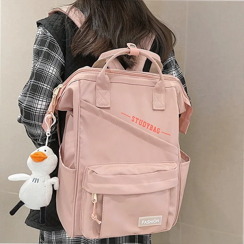 

Girl Cute Travel Waterproof Trendy Mummy Backpack Ladies Laptop Female College Backpack Women Kawaii School Bags Fashion Student