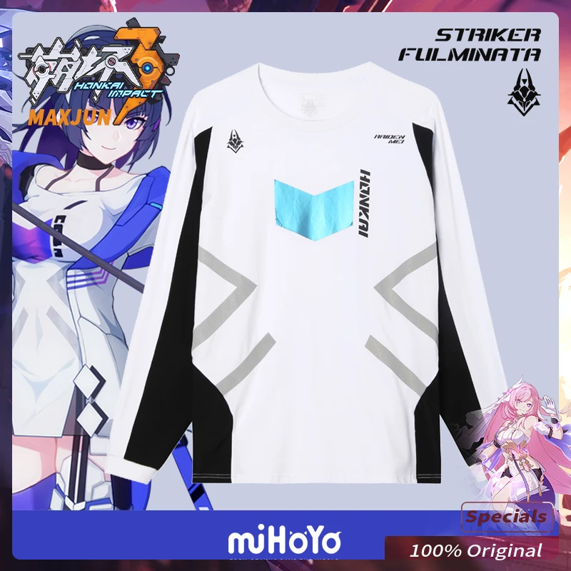 

Honkai Impact 3 Original Game Derivatives Herrscher of Thunder Daybreak Strike Long Sleeve T-Shirt A gift for his girlfriend