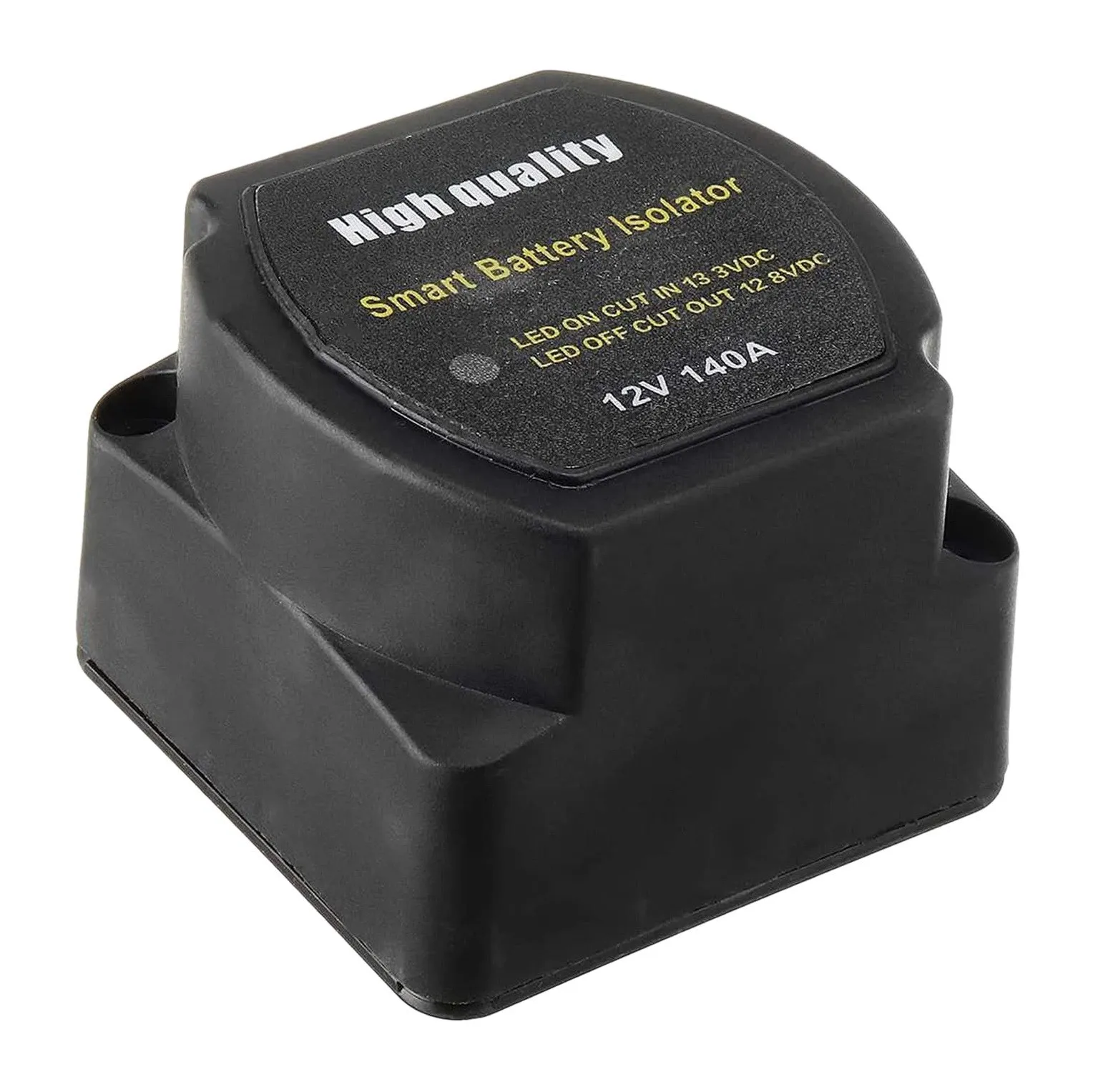 

Dual Battery Smart Isolator 12V 140 Amp Voltage Sensitive Relay VSR Smart Switch for Car ATV UTV Boats RV's Camper Truck