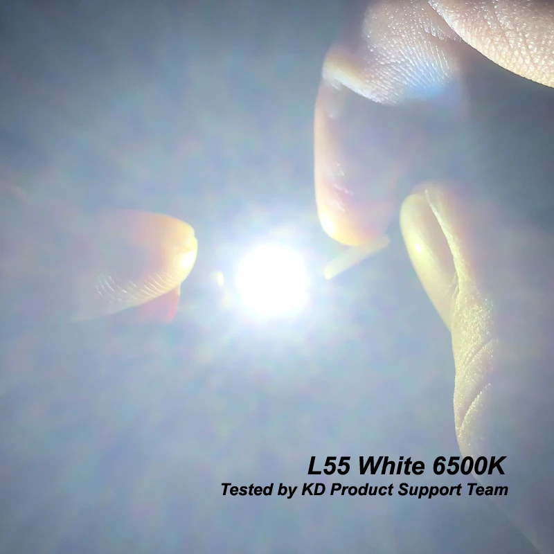 L55 3 В 20 Вт 5A 2000 люмен 6500 К SMD 5050 светодиодный фонарик с излучателем DIY мощный