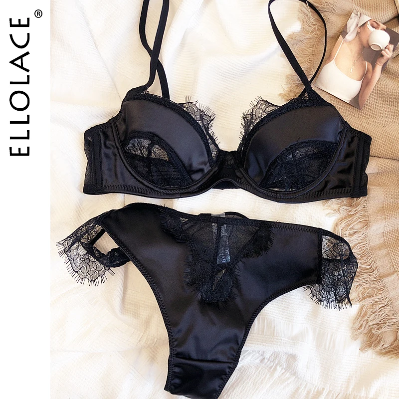 Повседневное нижнее белье Ellolace сексуальное кружевное Прозрачное с