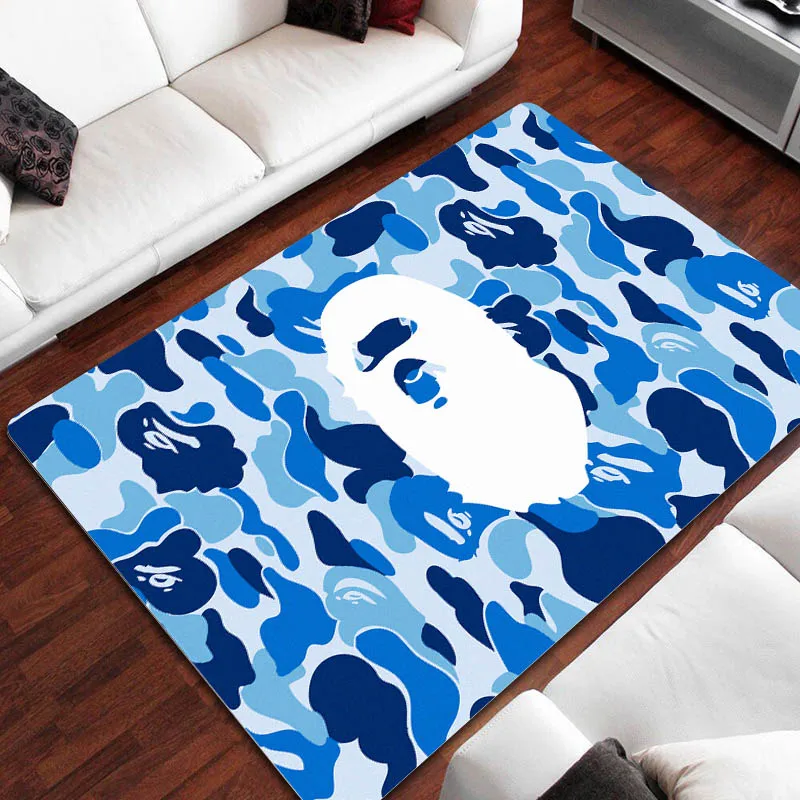 

Camouflage Printed Modern Carpet Living Room Bedroom Carpet Anti-Slip Door Mat Home Decor Moda