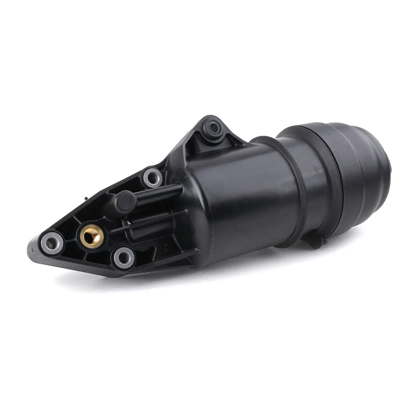 

1 PCS Engine Oil Radiator Filter Base Oil Filter Housing Black Car Accessories For VW Touareg A5 A6 A8 Q5 Q7 06E115405K