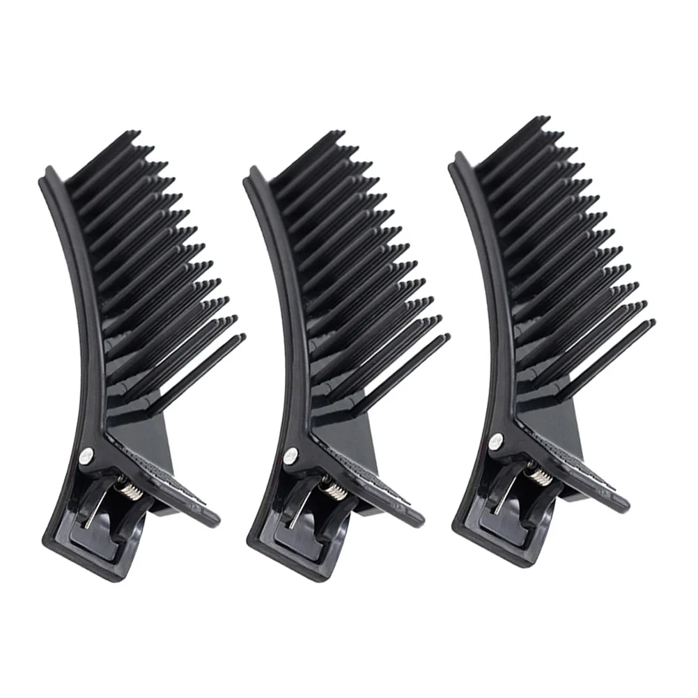 

3 Pcs Hair Clip Styling Clamps Duck Billed Clips Modeling Hairdressing Salon Abs Girls