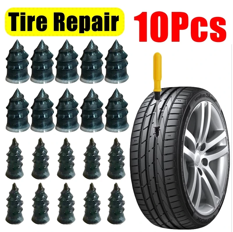 

10 шт., вакуумные гвозди для ремонта шин