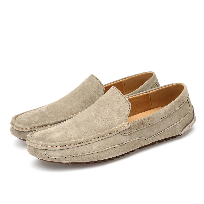 

Suede Leather Man Loafers Luxury 2022 Casual Shoes For Men Boat Shoes Handmade Men Slipon Driving Shoes Male Moccasins Zapatos