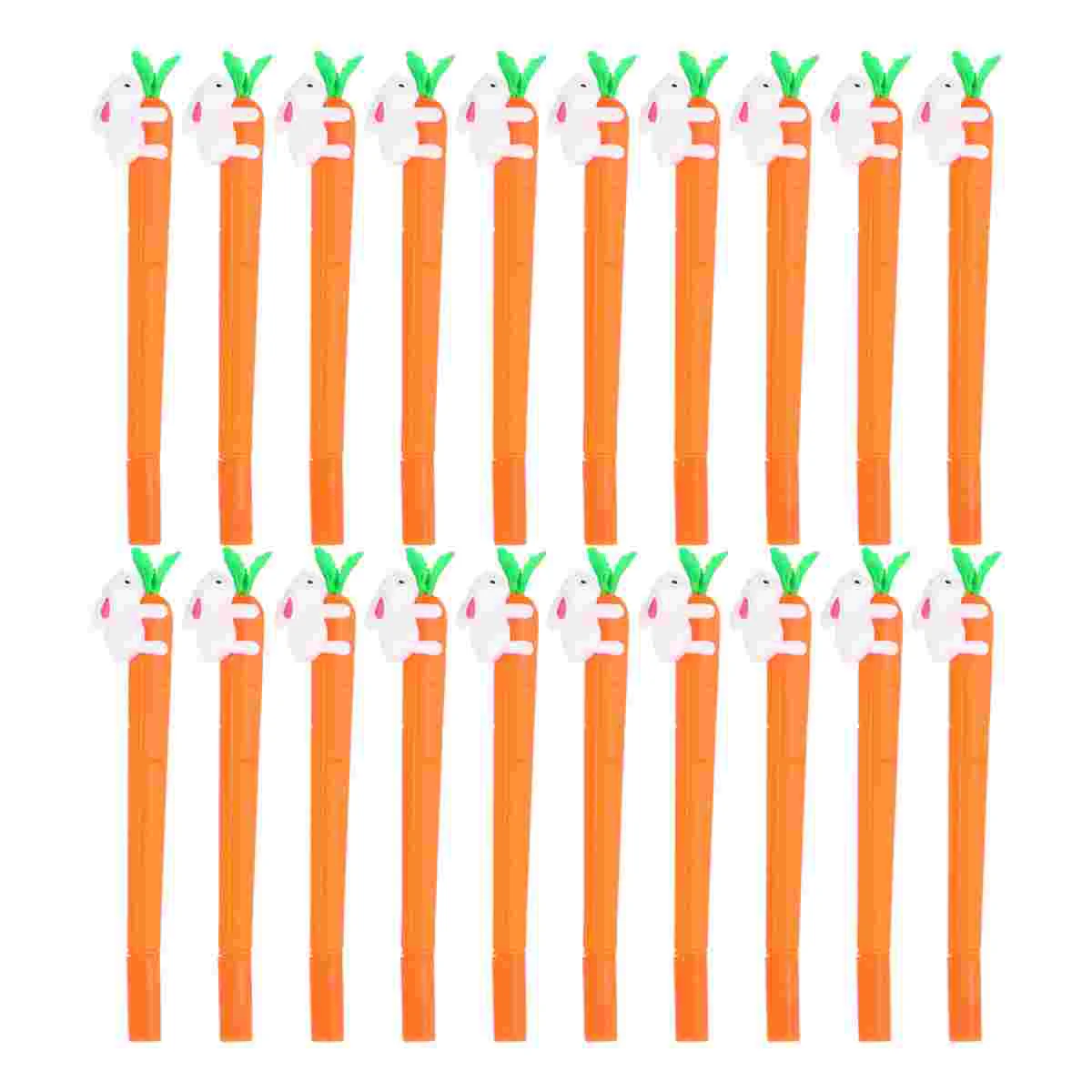 

1Set Rabbit Carrot Shaped Pens Cartoon Pens for Study Office Wrtting School