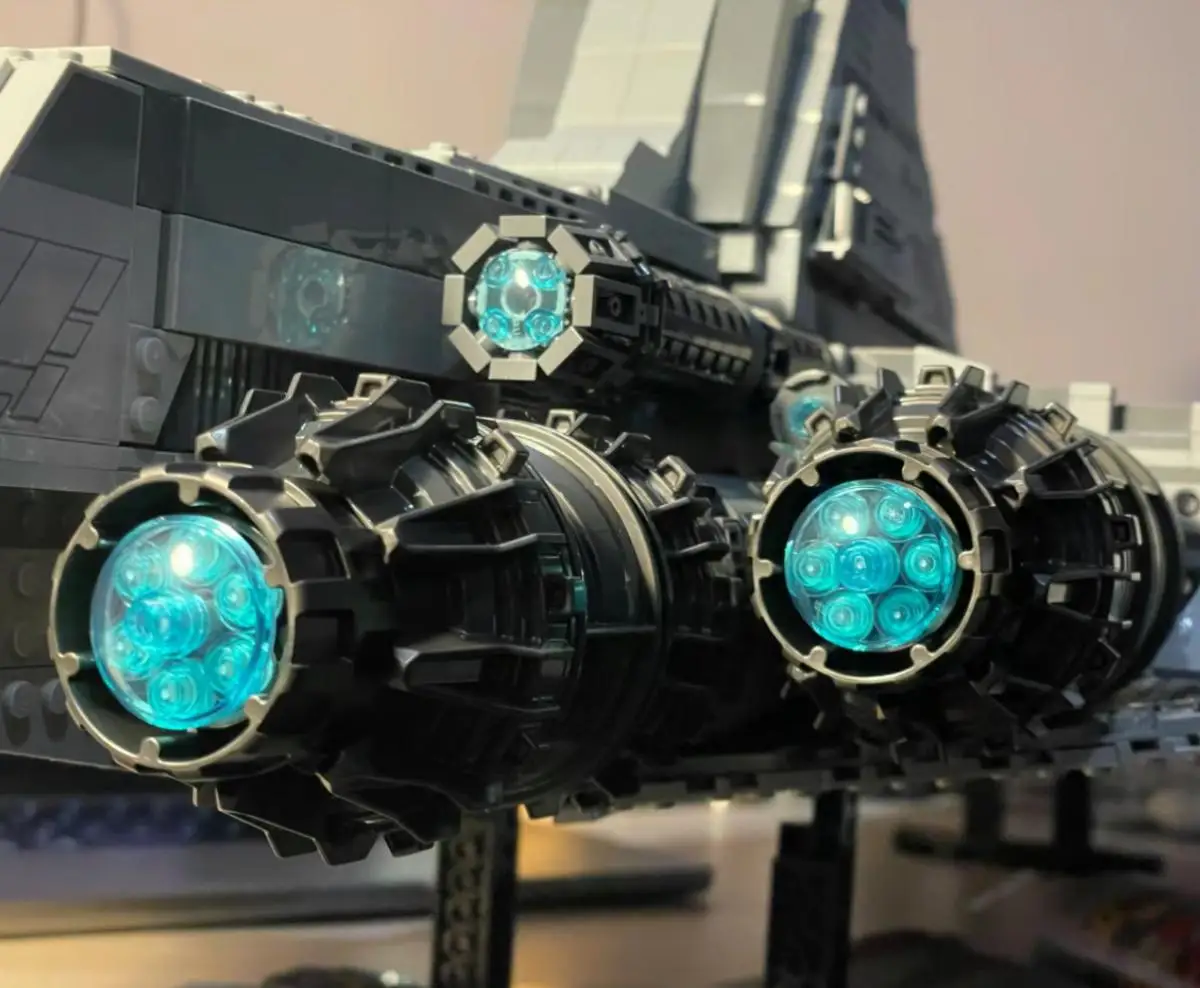 Новинка 2024 г. 75367 крупнейший комплект строительных блоков Venator rp-атаки Круизер