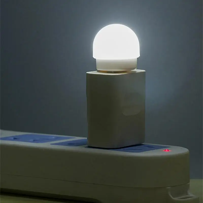 

USB Plug Lamp Computer Mobile Power Charging USB Small Book Lamps LED Eye Protection Reading Light Small Round Light Night Light