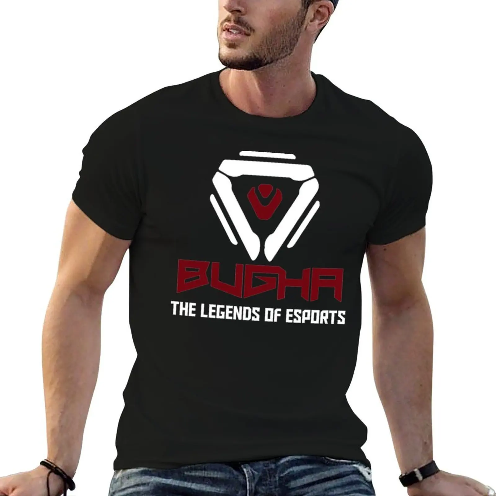 Фото Футболка Team Bugha the Legend of Esports, незаменимая футболка, мужская футболка с рисунком, персонализированная футболка №1
