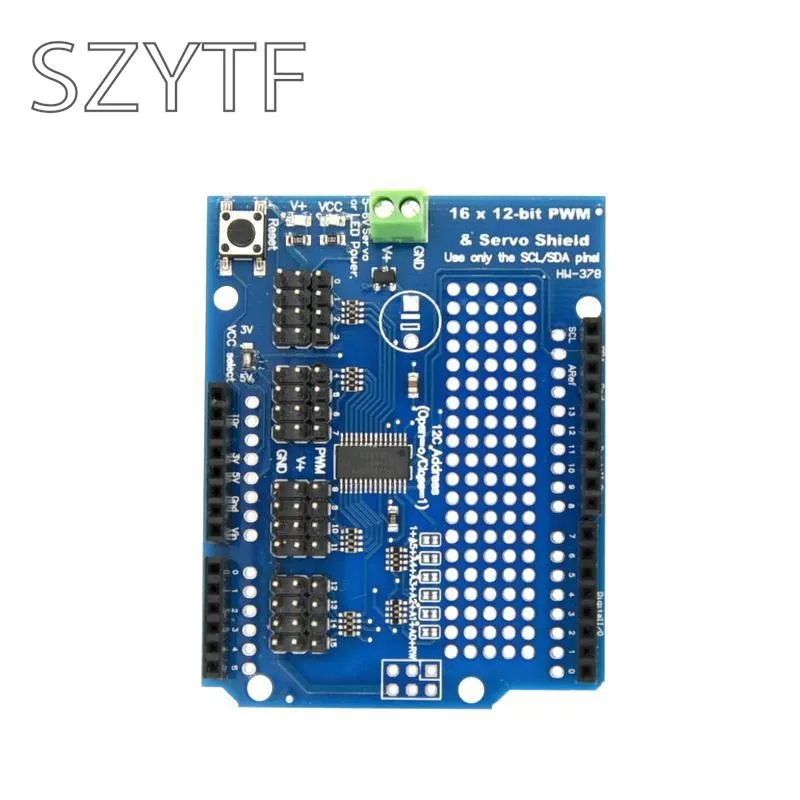 16-канальный 12-битный модуль сервопривода PWM/Servo Shield 1 шт.