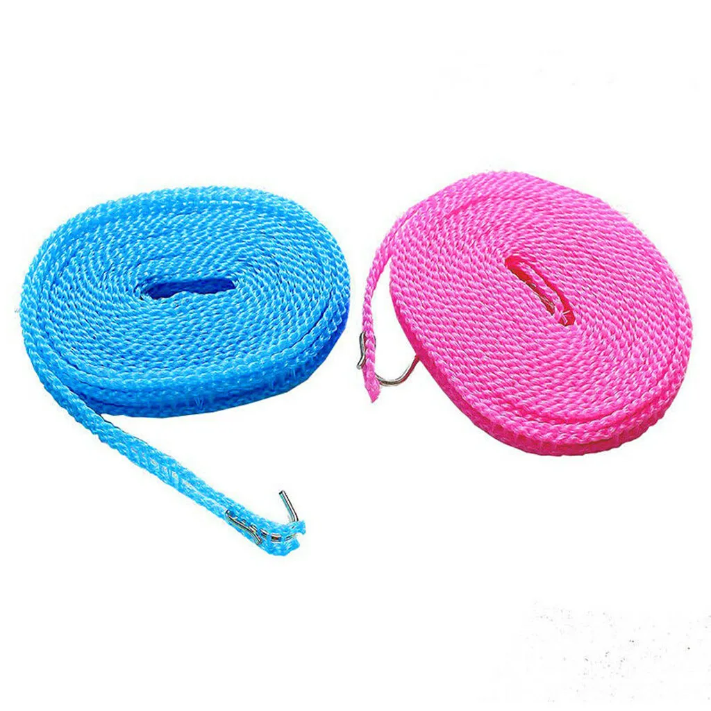 Нейлоновая веревка для сушки одежды нескользящая ветрозащитная сушилка 5 метров