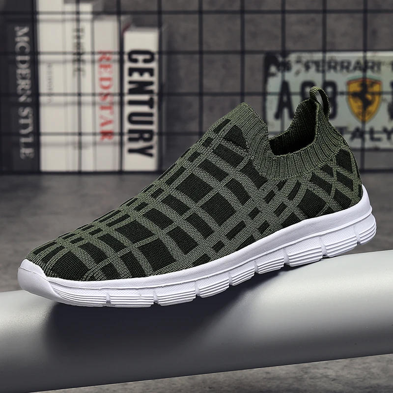 

Кроссовки для мужчин и женщин, дышащие спортивные туфли, плоская подошва, лоферы, Повседневная теннисная обувь