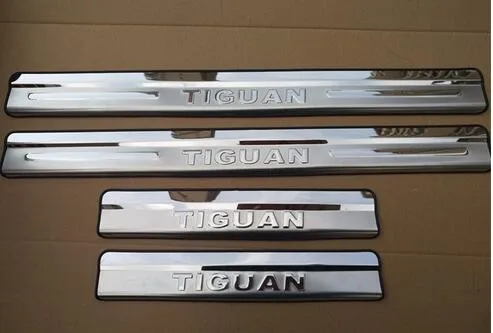 

Высококачественный порог из нержавеющей стали/Накладка-манжета/Порог 4 шт./компл. для Volkswagen TIGUAN 2008 - 2017