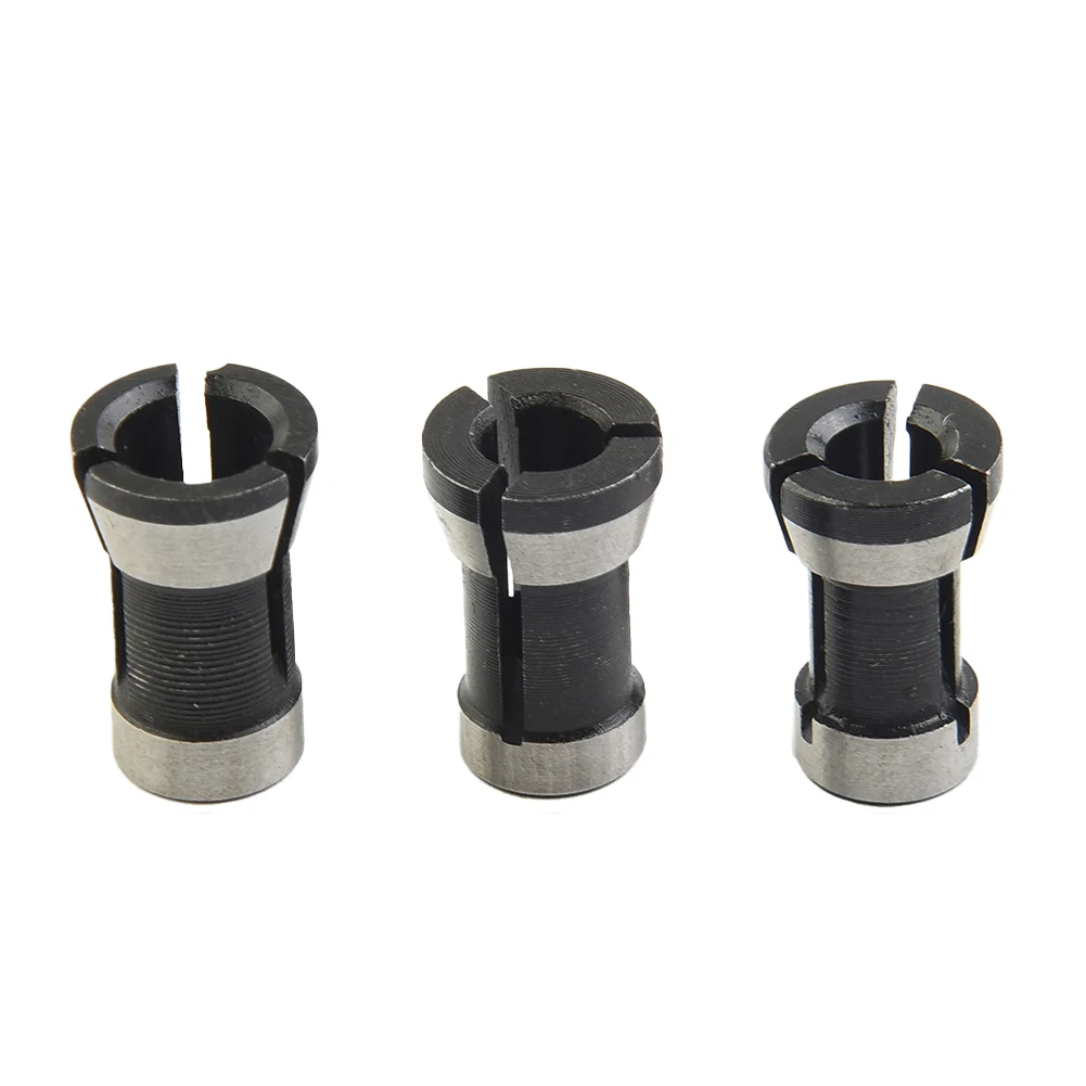 

M15 Screw Nut Electric Router Milling Cutter 6/6.35/8mm Collet Chuck For Wood Trimming Machine Woodworking Tool Accessories