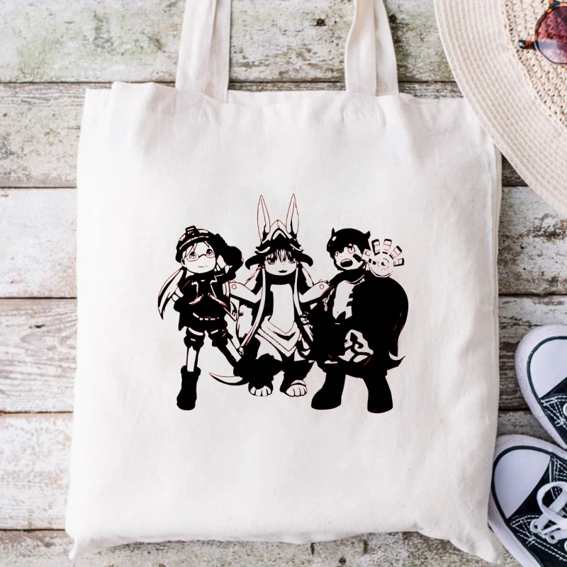 Фото Сумка-тоут унисекс Hollow Knight в стиле аниме Riko Reg Lyza Nanachi Mitty №1