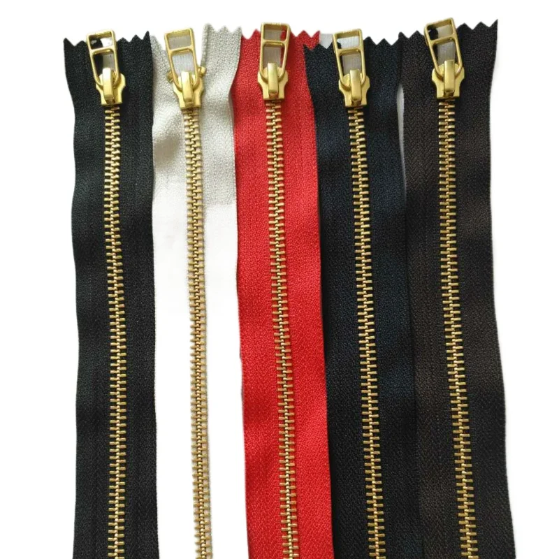 (на заказ) 20 шт./лот 5 # см Ykk металлическая молния латунь закрытый конец черный