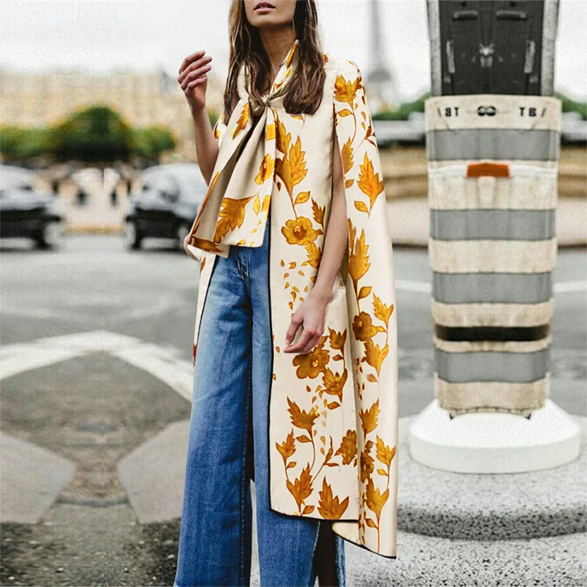 

2022 women's bow raglan shawl trench coat women