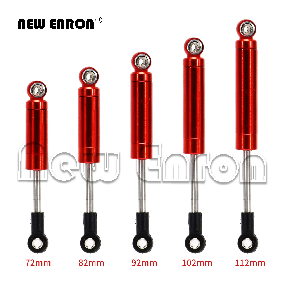 

NEW ENRON Red Aluminum 72-112MM Int Shock Absorber Damper 1:10 RC Car Tamiya Kyosho Axial HPI Crawlers Car Trucks CC01 SCX10