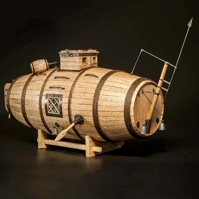 

Nikonov Submarine Model Laser Cut Wooden Model Kit Teaching Static Simulation Submarine DIY Toys